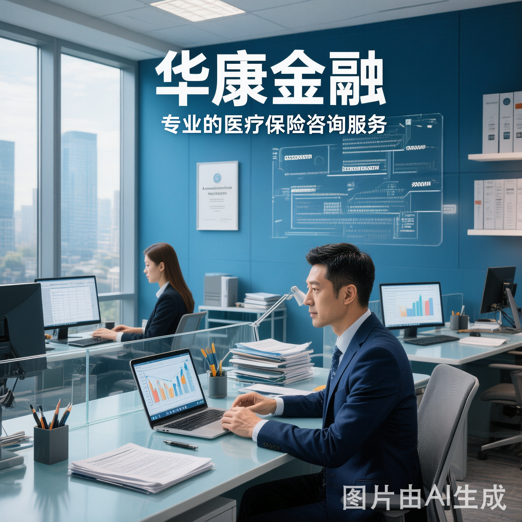 专业医保服务团队办公场景，温暖色调，体现信任与专业